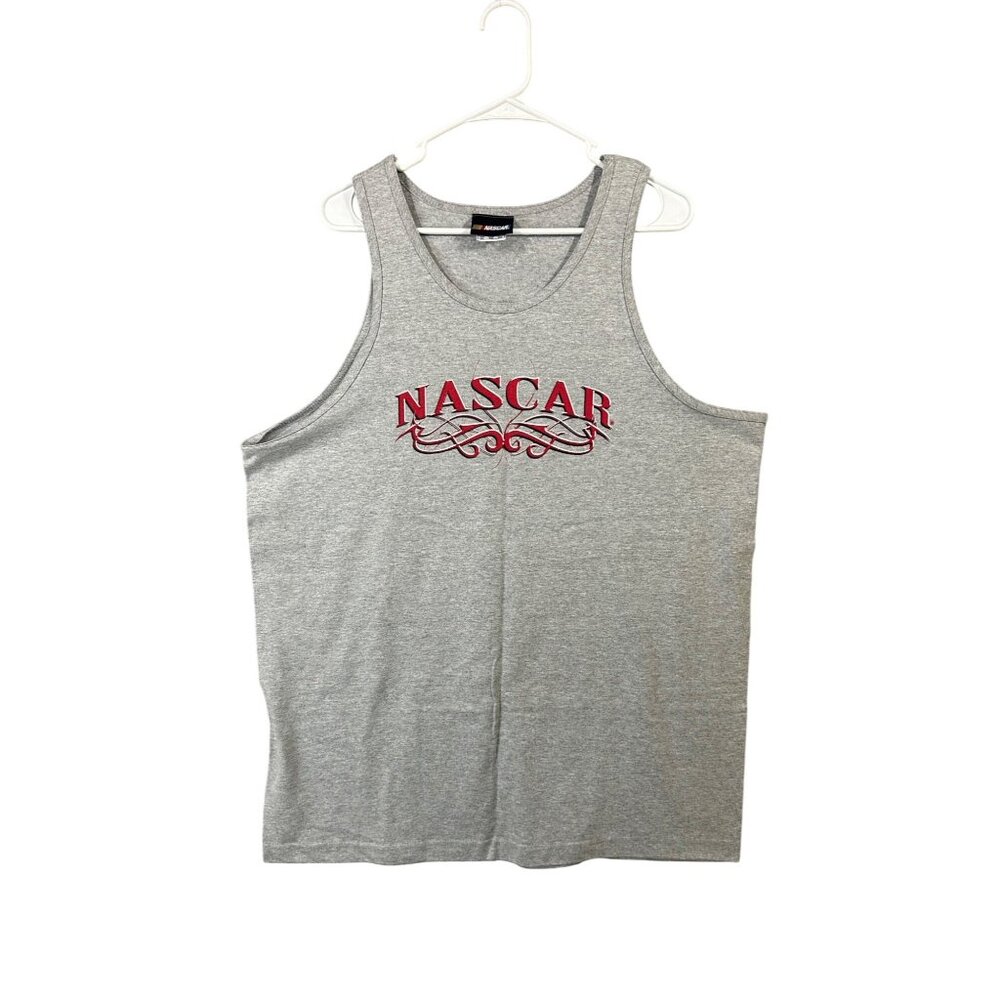 NASCAR Racing Mens Tank Top Gray Size XL NWOT